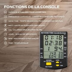 Rameur à eau Apollo Plus Black FLUID ROWER - Image 5