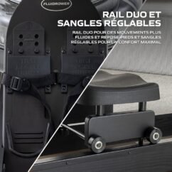Rameur à eau Apollo Plus Black FLUID ROWER - Image 9
