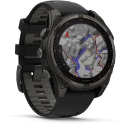 Montre connectée Garmin Fenix 8 Solar Sapphire Titane 47mm Noir – Image 4