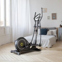 Vélo Elliptique Compact et Silencieux 24 Niveaux de Résistance et Foulée de 30cm – Image 2
