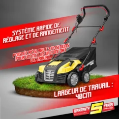 Scarificateur emousseur électrique 1800W - 40cm - Image 4