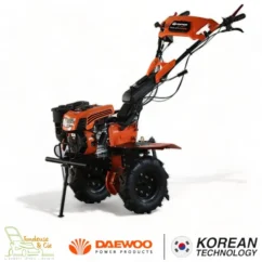 Motoculteur thermique à traction 212cm3, largeur de travail jusqu'à 130cm, 2 vitesses AV/1 AR, guidon ajustable - DAEWOO – Image 1