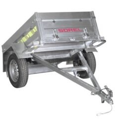Remorque Sorel Rustik 150 VL – 500 kg plateau ridelles amovibles - Image 3