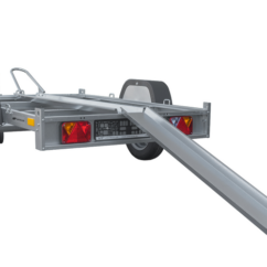 Remorque moto 1 rail UNITRAILER – Timon rabattable - Image 5