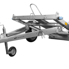 Remorque moto 1 rail UNITRAILER – Timon rabattable - Image 7