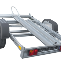Remorque moto 1 rail UNITRAILER – Timon rabattable - Image 8