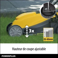 Tondeuse Gazon et Coupe-Bordure Électrique POWERPLUS POWXG6212T - Image 3